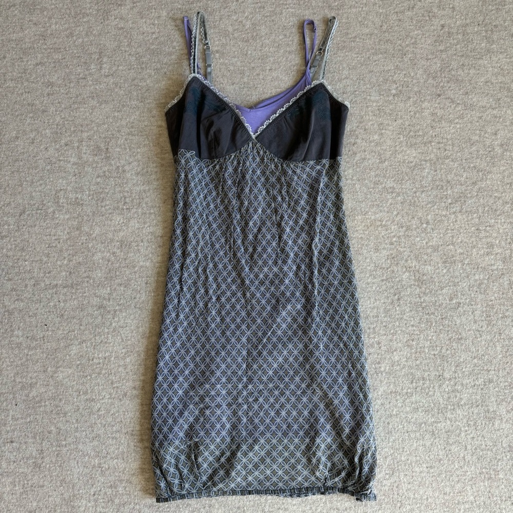 Cop.Copine Black and Purple Dress